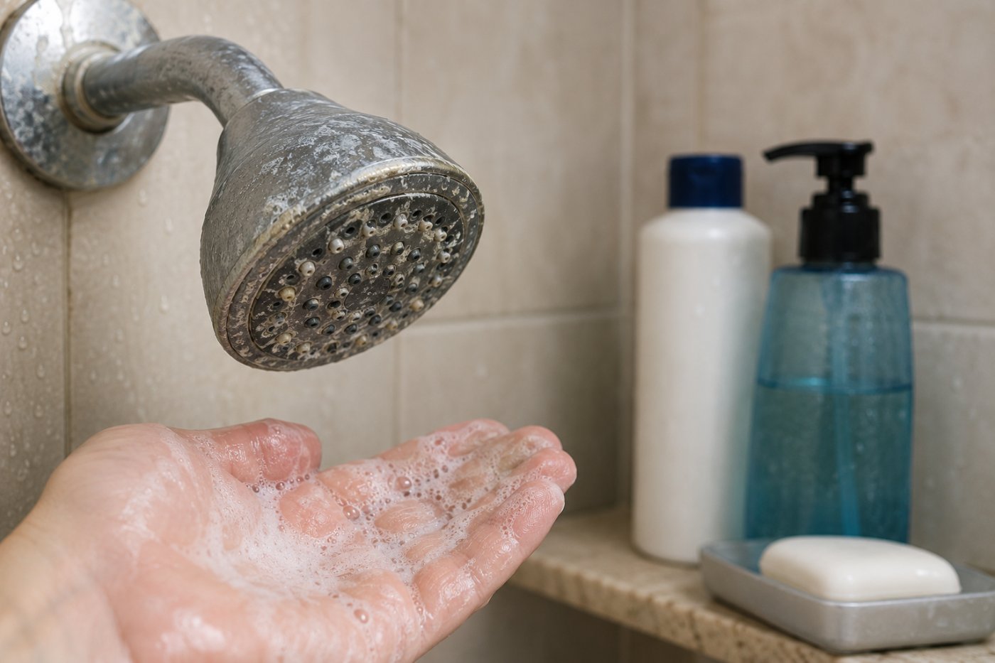 Soap won't lather well
