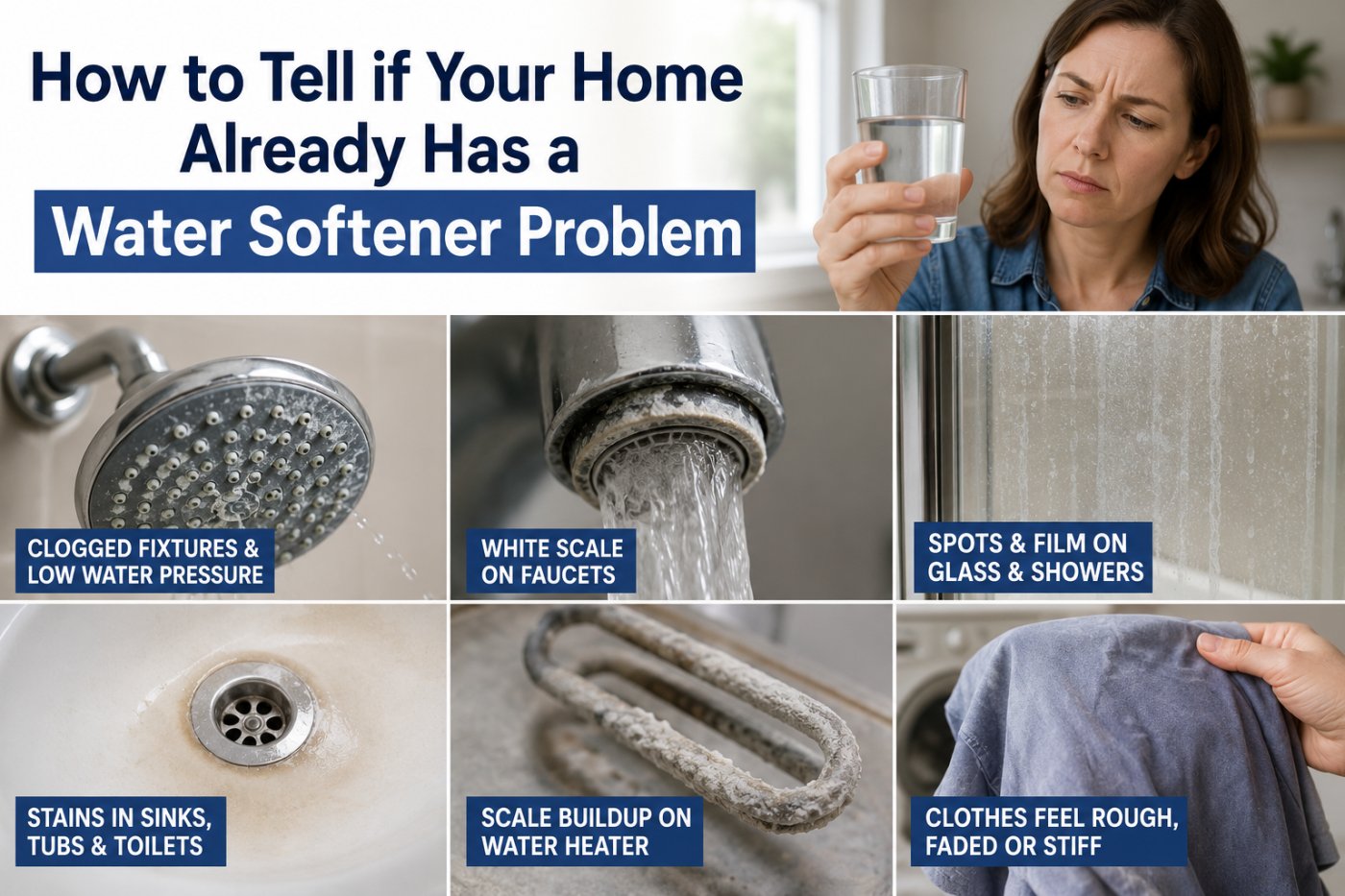 How to Tell if Your Home Already Has a Water Softener Problem