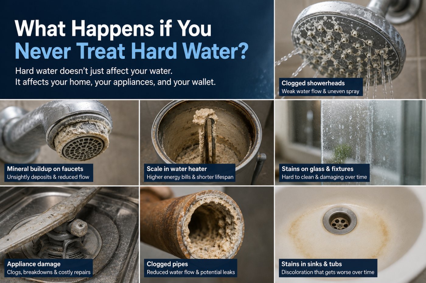 What Happens if You Never Treat Hard Water?
